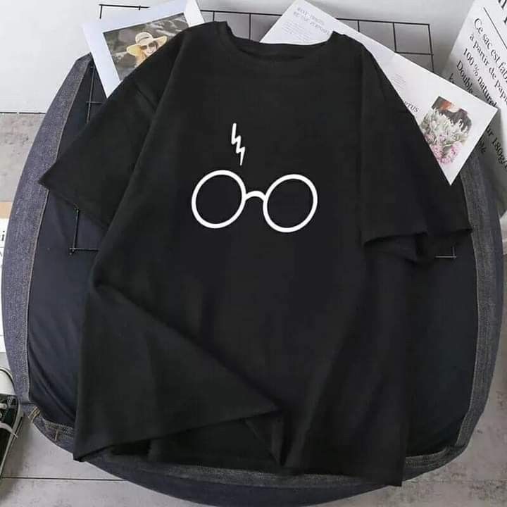 Wizard Glasses Graphic T-Shirt for Women – Minimal Harry Style Aesthetic Tee